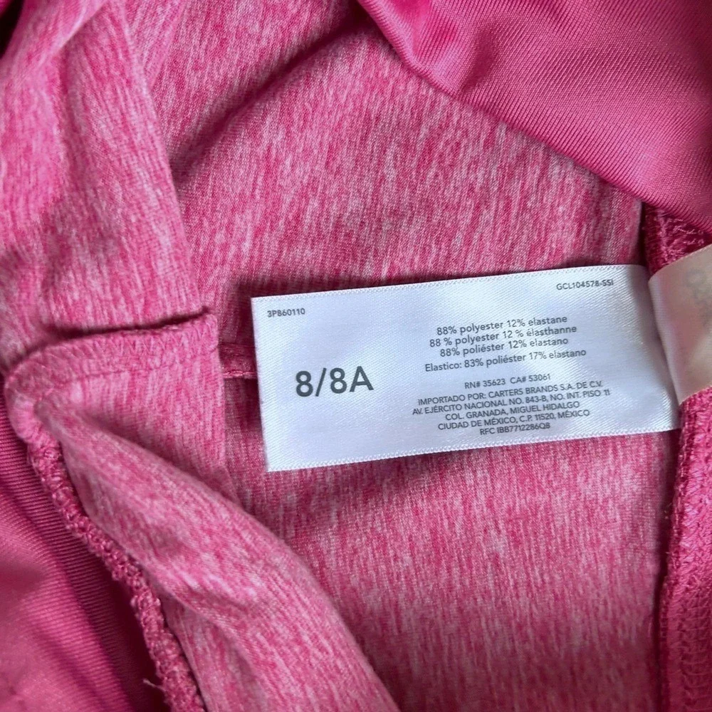 OshKosh B'gosh Girls Pink Heathered Active Wrap Skort I Size 8 I GREAT condition